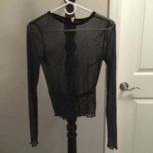 Mesh long sleeve
